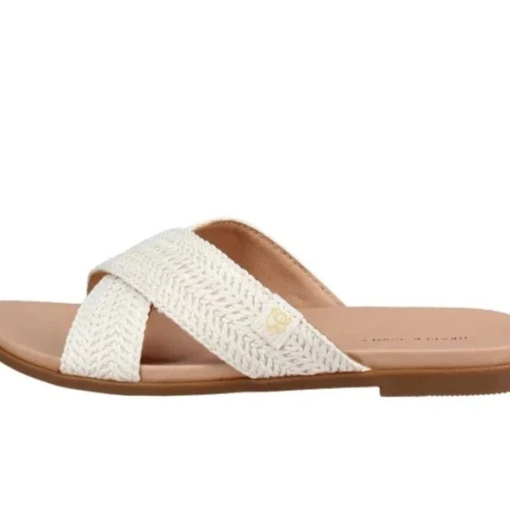 Draper James Women's Size 8 White Alex Sandals NWT